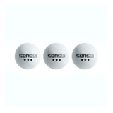 Pack Pelotas  6 Unid  Blanca De Ping Pong Sensei 3 Estrellas