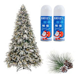 Espuma Nieve Artificial Spray X2 Decoración Navidad Arbol 