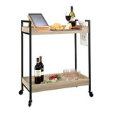 Sauder 420043 Bar Carrito North Avenue Craftsman Oak