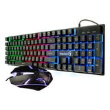 Kit De Teclado + Mouse Gamer Iluminado Starket Sk-005