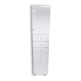 Tolva Maral Lisa Mueble Baño Mdf Laqueado Blanco 180 40 40