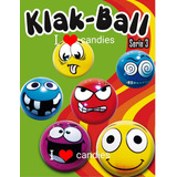 Capsula Hueca Soccer Klak Ball Bolsa 50 Pzas Vending Maquina