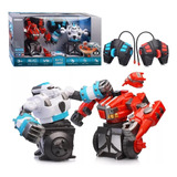 Robot De Pelea A Radio Control Remoto Juguete Luz Led Sonido