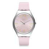 Reloj Swatch Skin Lavanda Para Mujer De Silicona Syxs124