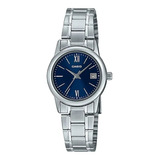 Reloj Mujer Casio Ltp V002d 2b3 Original Azul