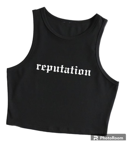 Top Taylor Swift Reputation Crop Remera Corta Eras Aesthetic