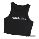 Top Taylor Swift Reputation Crop Remera Corta Eras Aesthetic