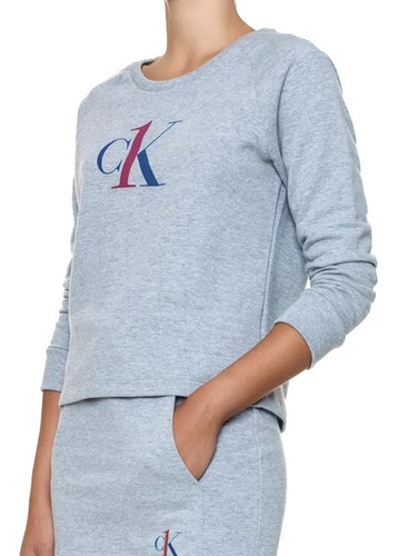 Casaco Calvin Klein Feminino Moletom Lougewear Moda Conforto