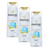 Kit Pantene Com 3 Shampoos Brilho Extremo 400ml