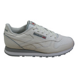 Zapatillas Reebok Classic Leather Blanco/gris Hombre Deporfa