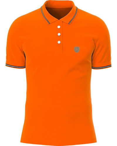 Camiseta Polo Masculina Casual Básica 100% Algodao Piquet 