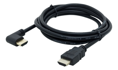 Cabo Hdmi Em 90 Graus Exclusivo P/ Ps5, Ps4 E Xbox