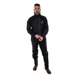 Capa De Chuva Pioneira Nylon Masculino C/ Capuz Grande Moto