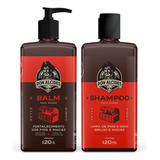 Kit Balm E Shampoo Para Barba Don Alcides Barba Negra