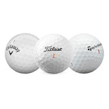 60 Pelotas Golf Callaway, Taylormade, Titleist Blancas Bolas