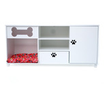 Rack Para Tv Com Cama Casa Pet Cães Cachorro-totó