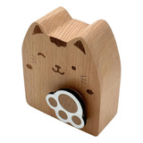 Caixa De Música Wood Cat Wind, Mecanismo Rotativo, Movimento
