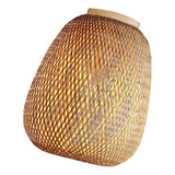 Lámpara Colgante De Bambú Lámpara De Mimbre De Bambú .