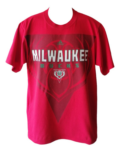 Polera adidas Milwaukee Bucks Talla M 