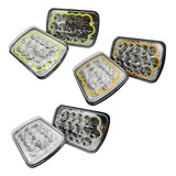 Par Unidad 5x7 108 Led Blanco Aro De Angel Alta/baja 12/24v