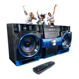 Minicomponente Hi-fi 50w Rms Con Usb Aux Sd Mp3 Radio Am/fm