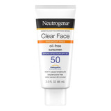 Neutrogena Clear Face Protetor Solar Face/corpo Spf 50 -88ml