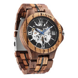 Reloj De Madera Para Hombres Y Mujeres, Elegante Crongrafo M