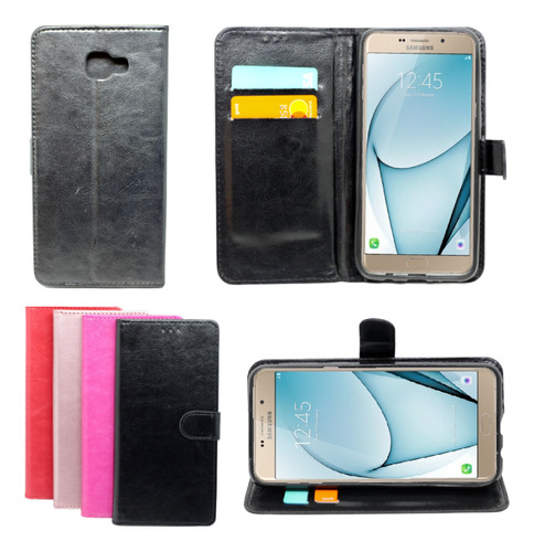 Capa Carteira Flip Case Para Galaxy A9 A910 Cores Capinha