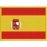 Brasão Bordado Bandeira Espanha Motoqueiro Militar Ban68