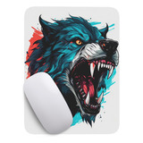 Mouse Pad Lobo Arte De Animales - 17cm X 21cm D11