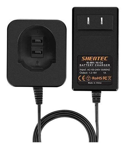 Shentec - Batería Y Cargador De 7,2 V, 9,6 V, 12 V, 14,4 V.