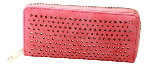 Billeteras Con Estrellas Caladas Monedero En 2 Colores