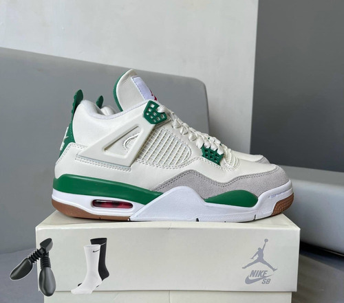 Pine Green Jordan Retro 4 Nike Sb