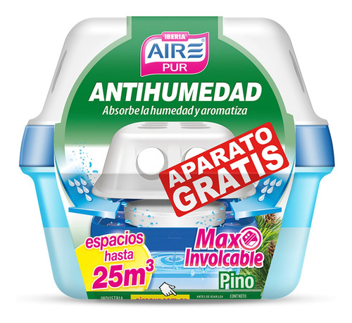 Absorbe Humedad Iberia Aromatizador Pino Aire Pur Iberia