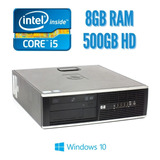 Cpu Hp 6300 Sff Core I5 3570, 500hd, 8gb, C/ Windows 10