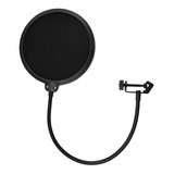 Pop Filter Para Microfone Gravação Estúdio