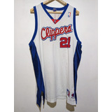 Camiseta Ángeles Clippers Champions #21 Darius Miles Nba