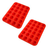 Set Of Silicone Cupcake Molds, D Shape 2024