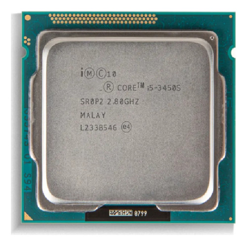 Processor I5-3450s 2.8 Ghz 4 Core 22 Nm Lga1155