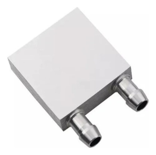 Water Block P/ Peltier 40x40mm Cor Prata - Retangular