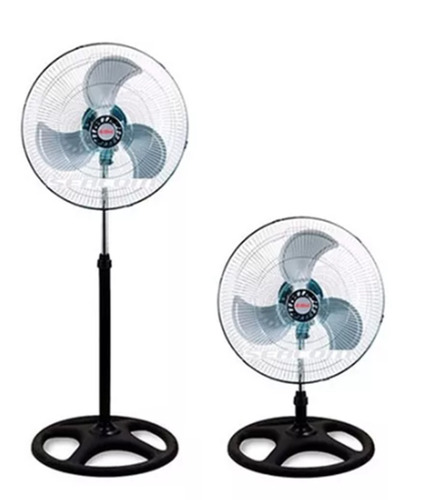 Ventilador 3 En 1 Pie Turbo Pared 18 Pulgadas Eiffel E-518 90w De Potencia Real Super Potente  Motor Bobinado De Cobre  3 Aspas Metalicas Reja Metalica