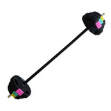 Pesas Discos De 1.25/2.5/5 Kg Con Barra 1 Pul Tayga Gym Color Negro