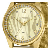 Relógio Lince Feminino Dourado Lrgj137l C2kx