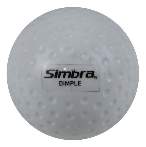 Bola Pelota De Hockey Cesped / Simbra / Dimple Color Blanco