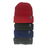 Pack 5 Gorros Doble Capa Tejido Invierno Para Frio Unisex