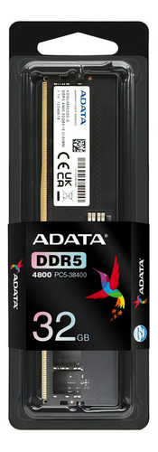 Memoria Ram Pc Adata Premier Ddr5 32gb 4800 Mhz U-dimm