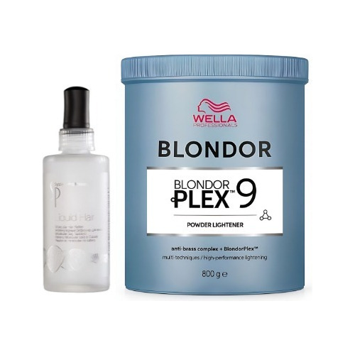 Kit Wella Blondor Plex 500g+sp Liquid Hair Trat Reconstrutor
