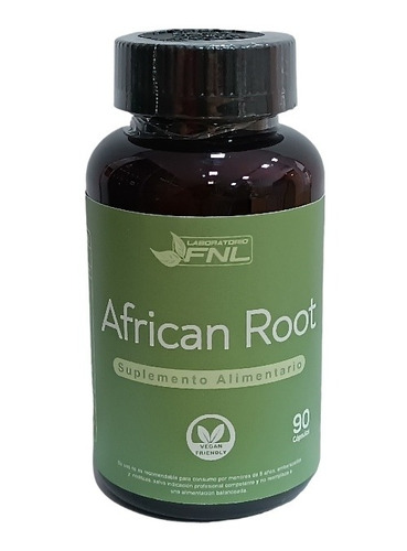 African Root 90 Caps. Ashwagandha Vitamina B6 B12