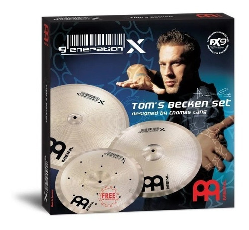 Set De Platillos Meinl Tomas Becken Gxtb141718