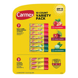 Carmex Balsamo Labial Paquete Variado X10